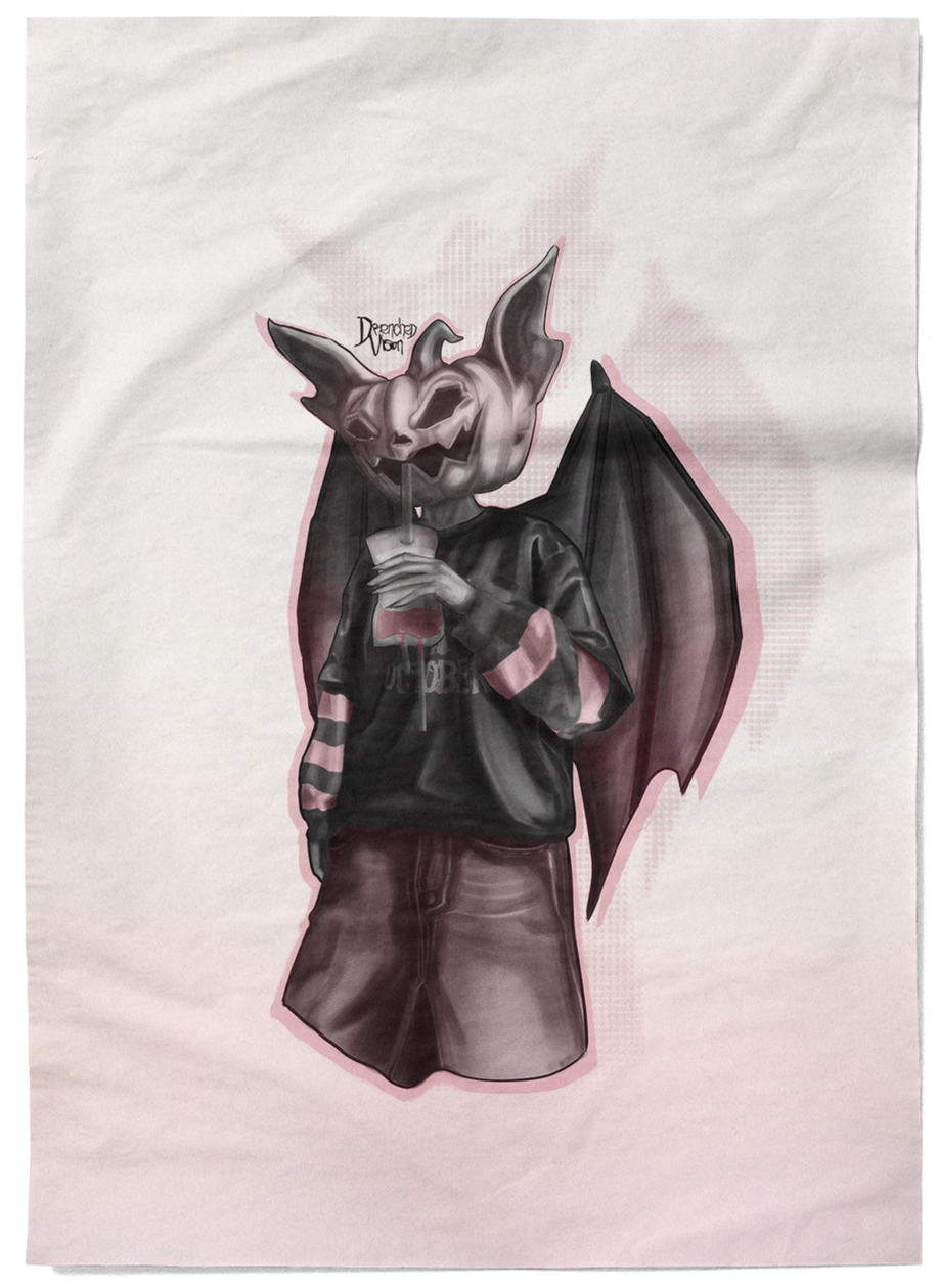 Miss Pumpkin (WIP) Thirsty for pink blood